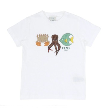 FENDI Kids UK 短袖T恤