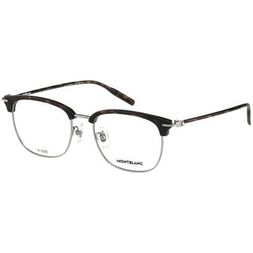萬寶龍 MONTBLANC 純鈦 光學眼鏡(琥珀配銀色)MB0492OA