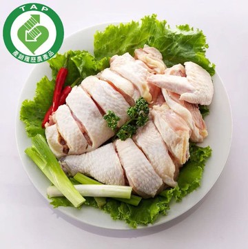 【雲嶺鮮雞】指定牧場-半雞盤切(550g/入) 2入組