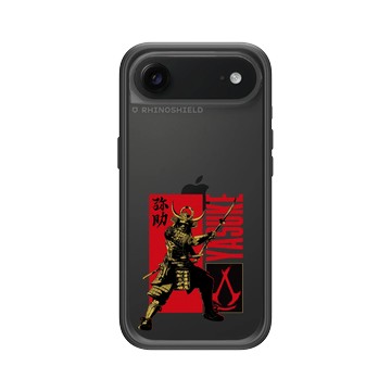 iPhone Air Mod NX -邊框背蓋組合 (相機按鈕) 黑 - Assassin's Creed - Assassin's Creed® Shadows - Yasuke manga