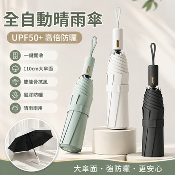 快速出貨🎈全自動晴雨傘 抗紫外線 陽傘 雨傘 防風 加大傘面 兩用傘 多功能傘 摺疊傘 折疊傘 防曬傘 折疊太陽傘