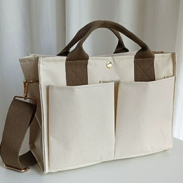 媽媽包 母嬰包 韓系新款多隔層媽咪母嬰包寶寶出門輕便手提媽媽包嬰兒外出收納包【CM24370】