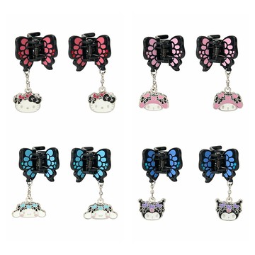 Sanrio 三麗鷗 暗黑蝴蝶系列 造型迷你髮夾組 小抓夾