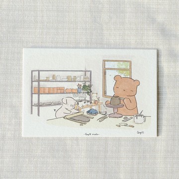 Postcard Poster Clay studio I 2023 collection