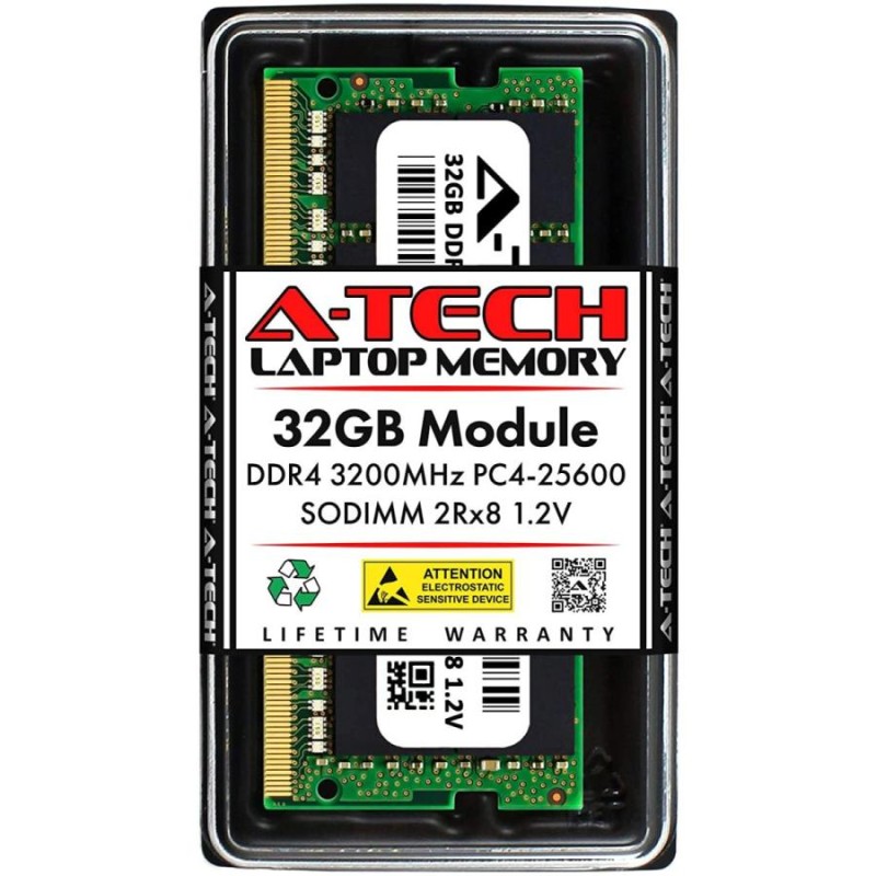 A-Tech 32GB RAM Replacement for Micron MTA16ATF4G64HZ-3G2 | DDR4