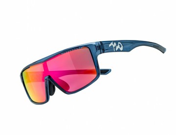 《720armour》運動太陽眼鏡 Alpha HiColor  B395-14-HC 透明午夜藍/ HC紅橘鍍膜