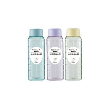 樂扣樂扣LocknLock 沁涼隨身水壺(500ml)-黃/湖水藍/紫