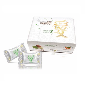 甘百世白巧克力80g-抹茶杏仁