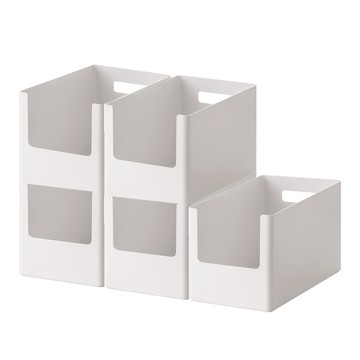 hoi! 懶角落直角收納盒 深款 中5入組