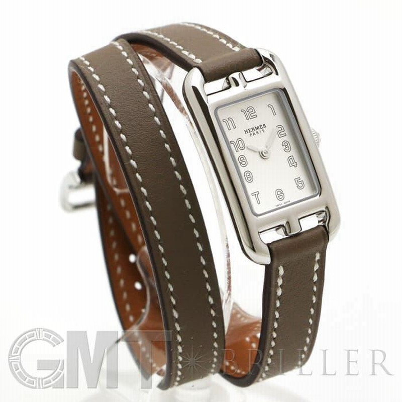 エルメス ナンタケット ドゥブルトゥール NA2.110.220/SW182 044982WW00 エトゥープ HERMES 新品レディース 腕時計  送料無料 | LINEブランドカタログ