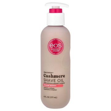EOS, Cashmere 剃須油，椰子汁，6 液量盎司（177 毫升）