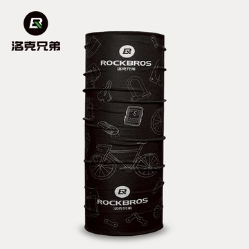 ROCKBROS洛克兄弟旗艦店 防曬面罩 戶外騎行面巾 魔術頭巾 男女通用 電瓶車頭巾 公路車頭巾 山地車面罩 遮臉圍脖