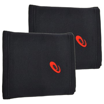 亞瑟士ASICS 護膝 Z11906-9023 L 運動防護 舒適透氣  黑色 + 紅色  1雙