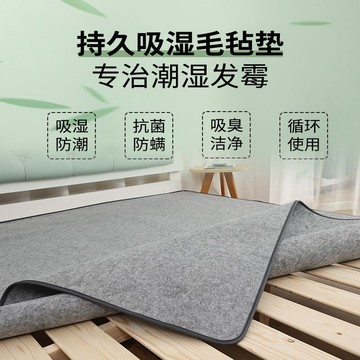 學生宿舍牀墊毛氈吸溼防潮牀墊地鋪榻榻米墊吸潮防黴家用加厚牀墊