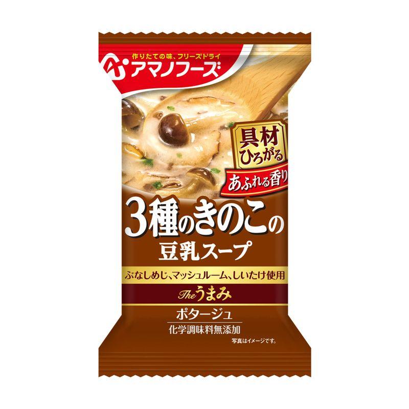 アマノフーズ Theうまみ 3種のきのこの豆乳スープ 9.3g×10個