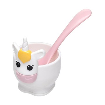 Joie 加拿大 Unicorn附匙造型蛋杯(獨角獸) / 雞蛋杯 蛋托 早午餐 餐具