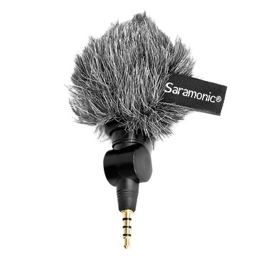 Saramonic 楓笛 迷你麥克風防風毛套  XM1-WS  灰色  1個