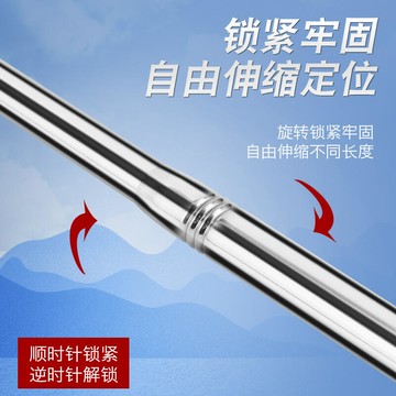 三角一體式可攜式摺疊撈網套裝不鏽鋼伸縮撈網竿撈魚網釣魚網兜