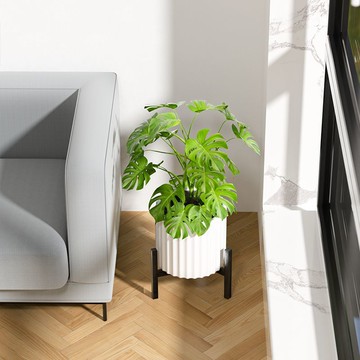 【五金 熱銷】花架落地北歐三角花架陽臺客廳魚缸花盆綠蘿多肉盆栽架花架子 優選