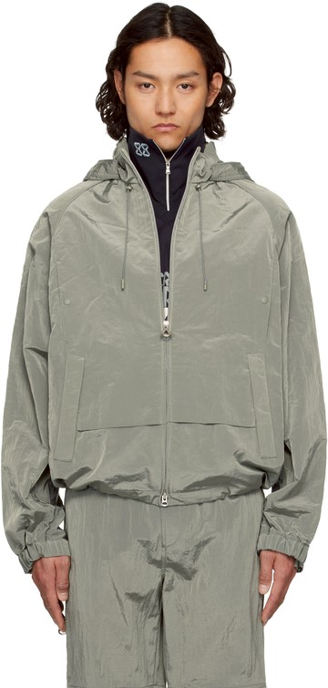 Solid Homme 卡其色 Extension Light Zip-Up 夹克