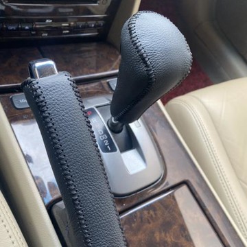 適用于本田八代雅閣 歌詩圖排擋套真皮自動檔桿套手剎檔把檔位套