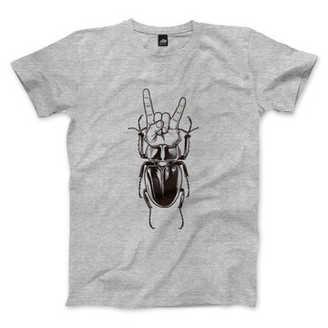 搖滾甲天下 - 深麻灰 - 中性版T恤