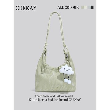CEEKAY原創高級感單肩包包女2025新款大容量斜挎包小眾腋下托特包