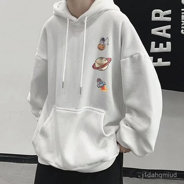 【M-8XL】休閒長袖上衣百搭  帽踢 圓領套頭男生長T 男女長袖T恤 大學T 韓版寬鬆休閒長袖T恤男 帽T