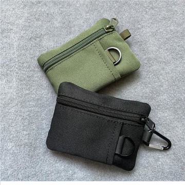 原創日系迷你零錢包卡包帆布小錢包拉鏈青年戶外運動收納包小掛包
