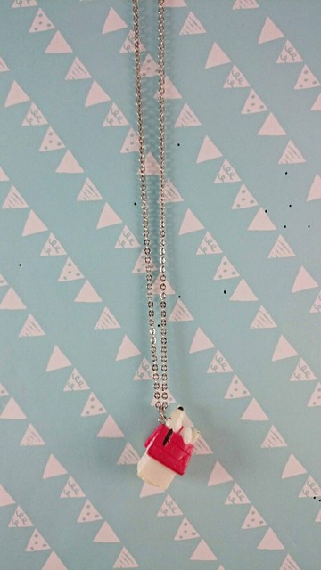 【震撼精品百貨】史奴比Peanuts Snoopy  造型項鍊 木屋 震撼日式精品百貨