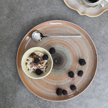 瑞典 ByON 朱諾大餐盤 34cm 橘紅