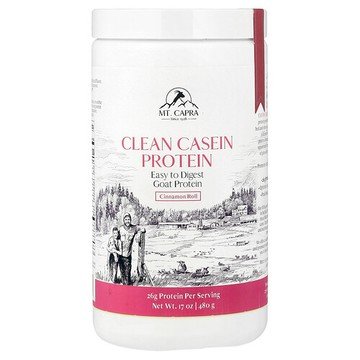 Mt. Capra, Clean Casein Protein, Cinnamon Roll, 17 oz (480 g)