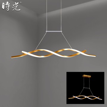 LED 36W/43W 線條餐吊燈(三色變光) F86-MK-112-10G、MK-112-12G