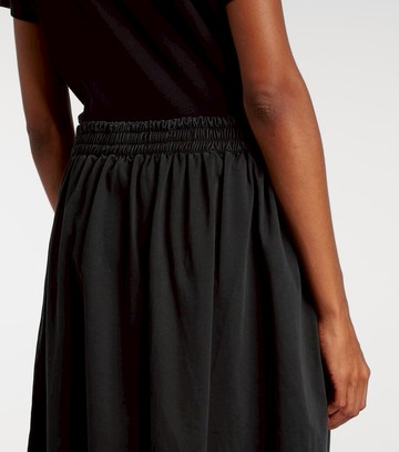 Velvet Sophia cotton-blend twill midi skirt