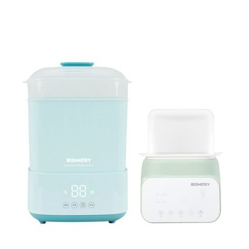 KIDMORY 智能高效消毒烘乾鍋 + 四合一智能溫奶器 超值組
