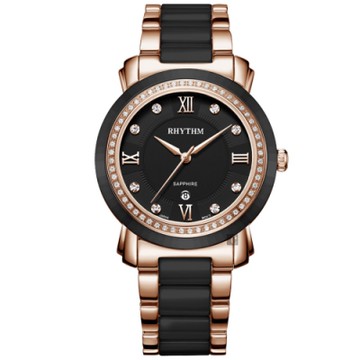 RHYTHM日本麗聲 都會陶瓷手錶-37mm F1303T04 1212購物節 送禮推薦