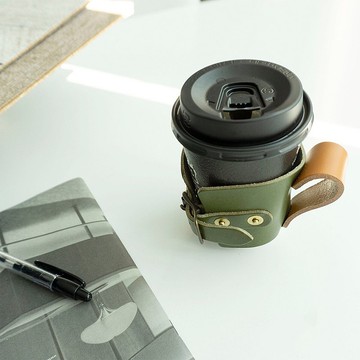 栃木皮革【便利店杯架】杯架駝色皮革HG18K