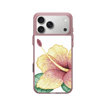 iPhone 17 Pro Max Clear (相機按鈕) 晶醺玫 - MOLECULARTS - 朱槿花