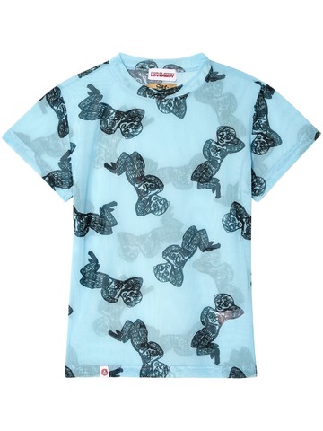 Charles Jeffrey Loverboy - Baby mesh T-shirt - men - Polyester/Elastane - XXL - Blue