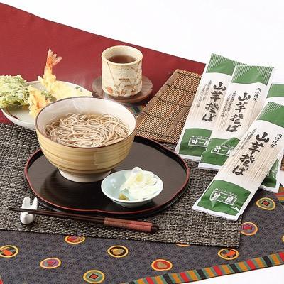 そば グルメ 乾麺（日本蕎麦） 昔ながらの素朴な味わい〈山芋そば〉10セット 株式会社叶屋食品 送料無料 ポイント消化