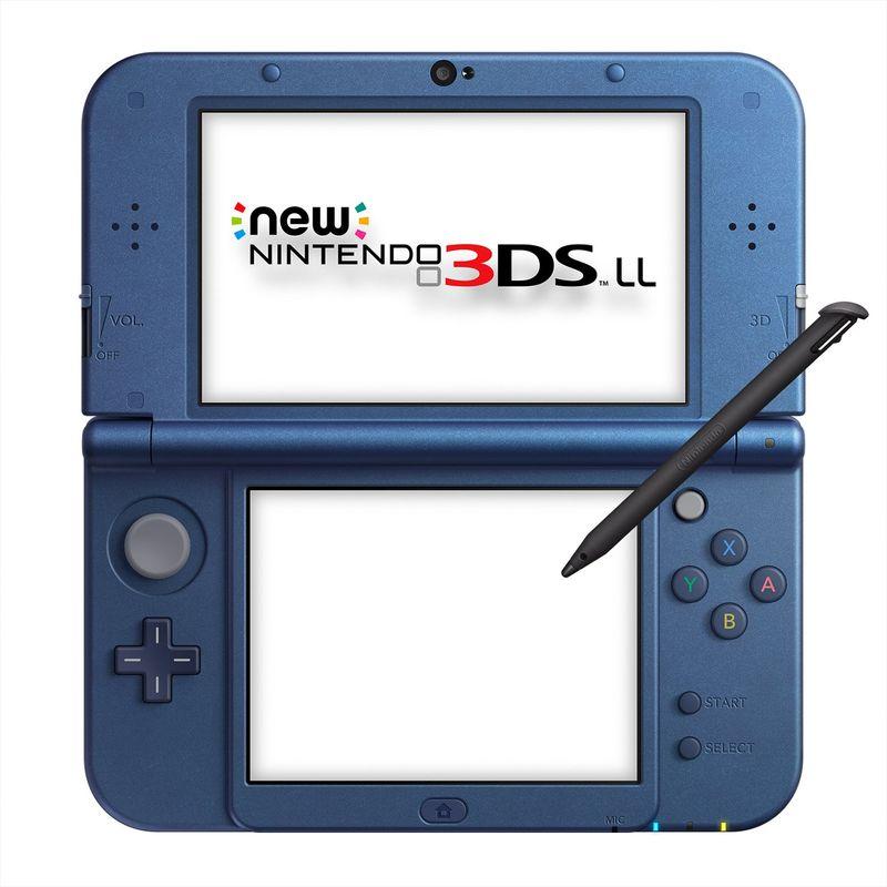 Newニンテンドー3DS LL メタリックブルー 充電器付き - 携帯用ゲーム本体