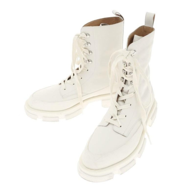 ボース both GAO HIGH BOOTS レースアップ ブーツ オフホワイト 41