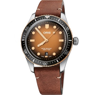 ORIS豪利時 DIVERS SIXTY-FIVE落日餘暉青銅機械腕表 (0173377074356-0752045)-40mm