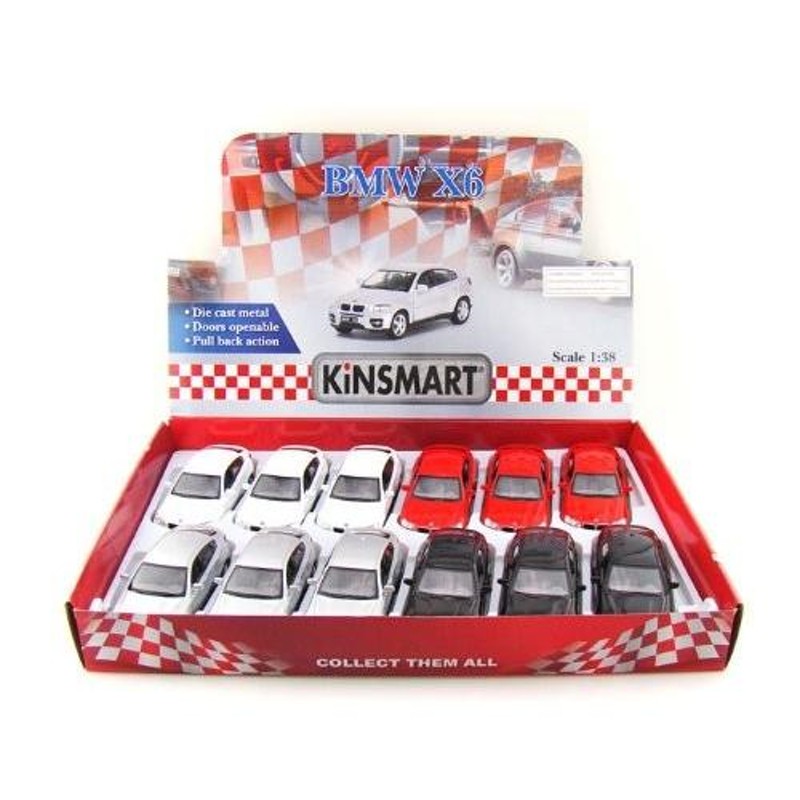 Kinsmart (キンスマート) Set of 12 - BMW X6 1/38 KM05336D-12SET