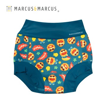 MARCUS＆MARCUS　嬰幼兒彈性游泳尿布褲-獅子(M/3-6M)