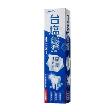 台鹽 鹹淨晶亮牙膏150g【居家生活便利購】
