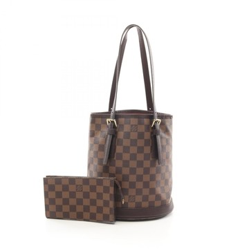 LOUIS VUITTON LV 路易威登 棕色 棋盤格帆布 Marais 肩背包 N42240 【二手名牌BRAND OFF】