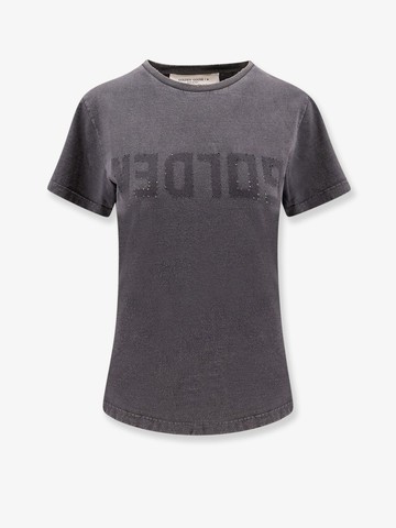 Doris cotton t-shirt with Logo detail - GOLDEN GOOSE DELUXE BRAND - gender_Woman
