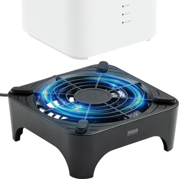 Sanwa Direct 400-CLN040 USB超小型冷卻風扇 12cm 靜音18dB 路由器／迷你PC散熱輔助