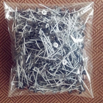 24小時酥油燈芯平口蓮花杯爐6厘米500根蠟燭DIY固體純棉蠟芯供佛